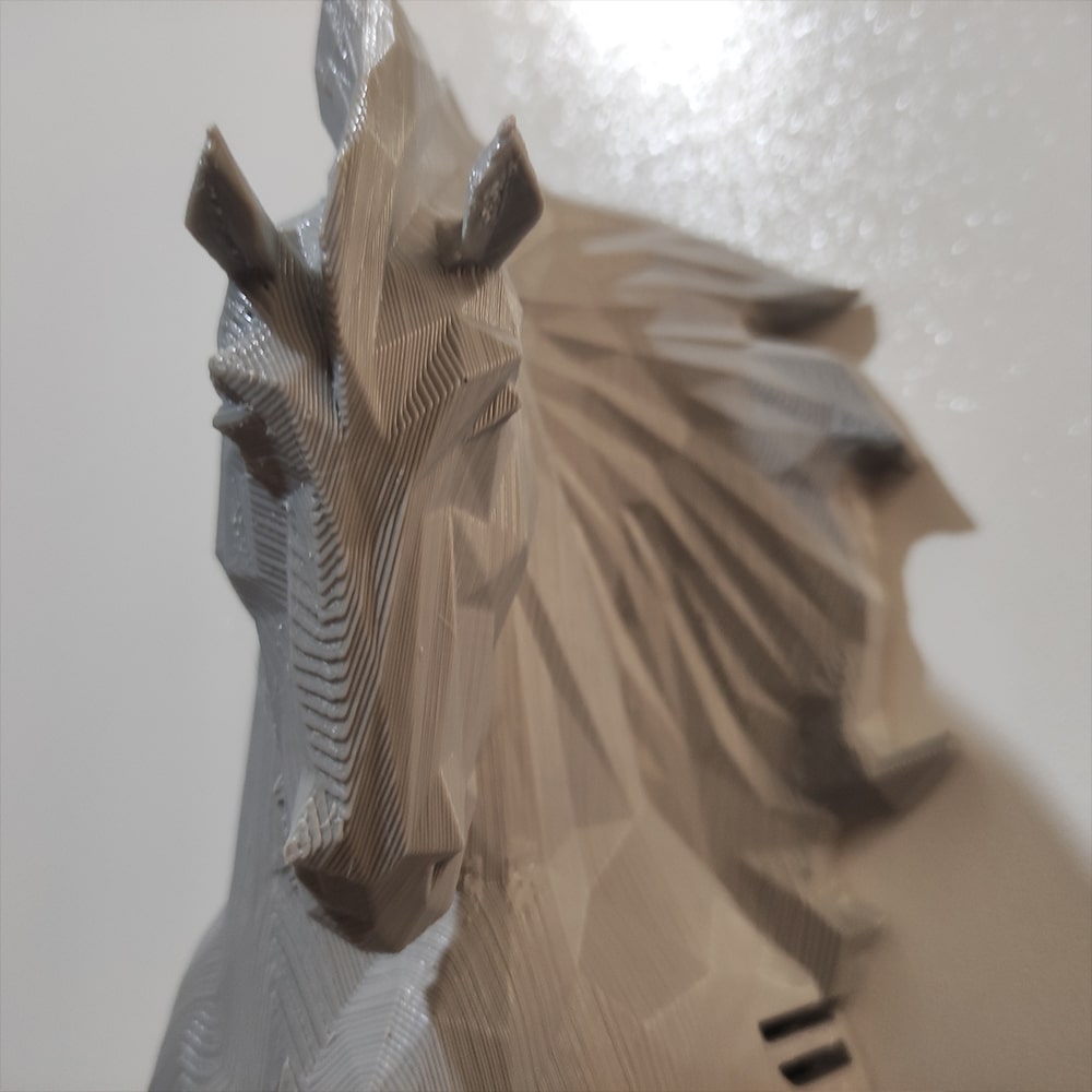 اسب دکوراتیو چاپ شده از فیلامنت ABS