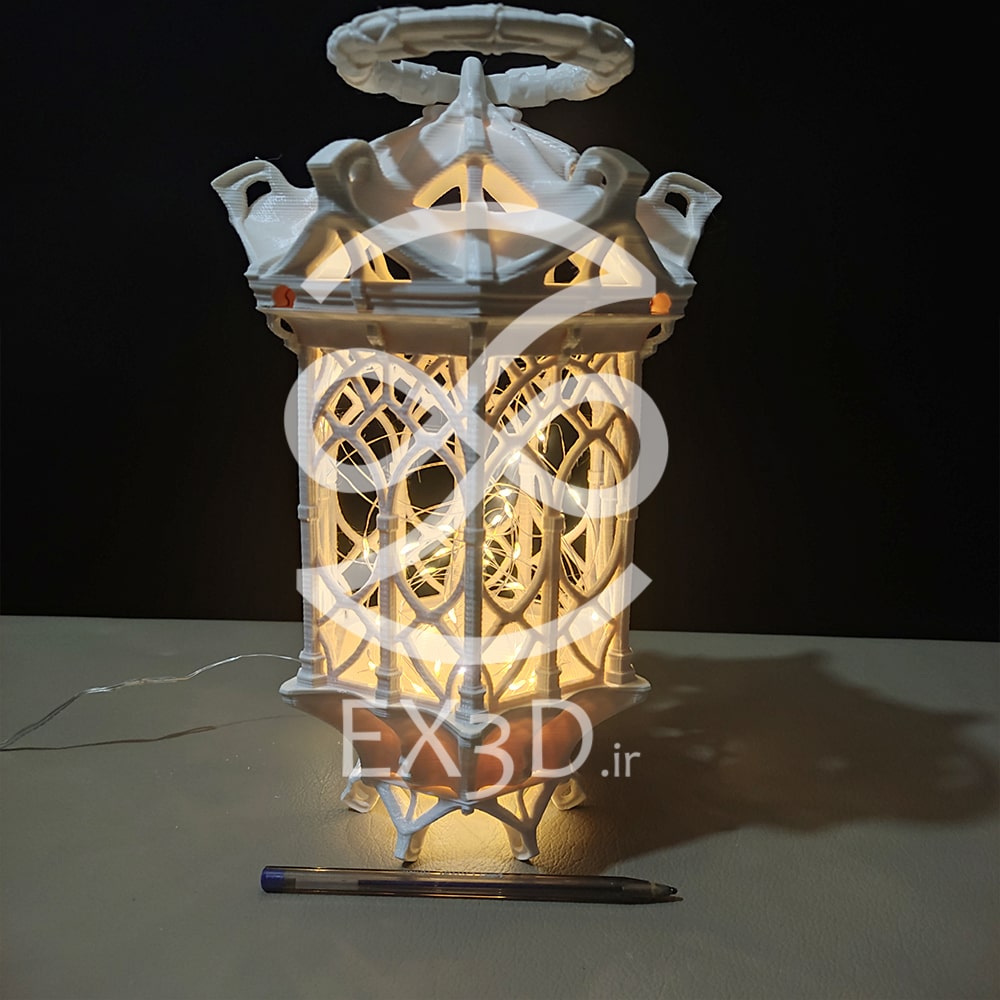 فانوس چاپ شده از ABS EX3D